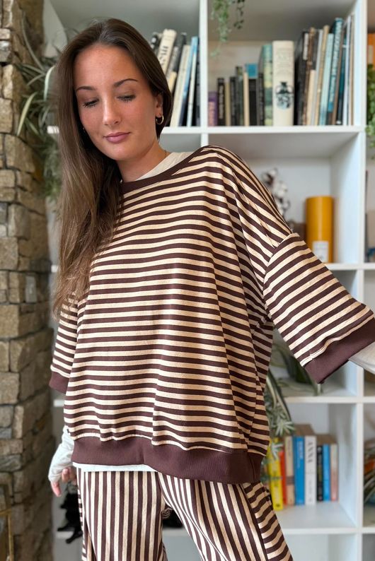 Sunday Morning Relaxed Sweatshirt Coffee Bean & Vanilla
